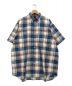 DAIWA PIER39（ダイワ ピア39）の古着「Tech Flannel BD S/S」｜ブルー×ホワイト