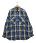 DAIWA PIER39（ダイワ ピア39）の古着「TECH ELBOW PATCH WORK SHIRTS FLANNEL」｜ブルー