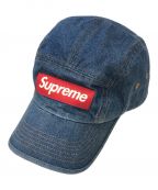 SUPREMEシュプリーム）の古着「Washed Chino Twill Camp Cap denim」｜インディゴ