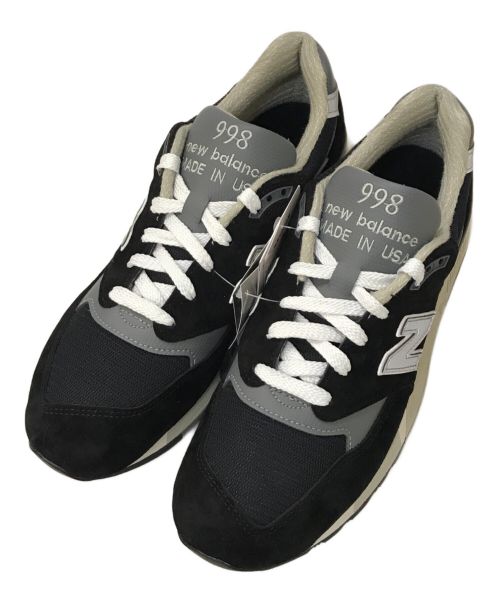 NEW BALANCE（ニューバランス）NEW BALANCE (ニューバランス) U998BL ローカットスニーカー ブラック サイズ:27.5㎝ 未使用品の古着・服飾アイテム