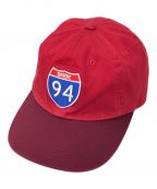 SUPREMEシュプリーム）の古着「Interstate 6-Panel キャップ」｜レッド