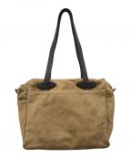 FILSONフィルソン）の古着「TWILL ZIP TOP TOTE BAG」｜ベージュ