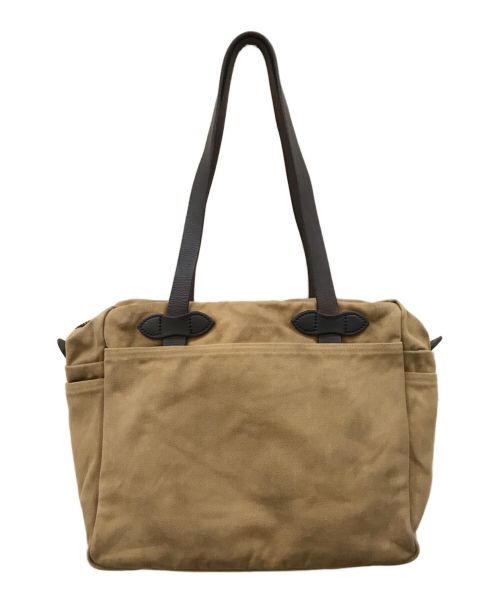 FILSON（フィルソン）FILSON (フィルソン) TWILL ZIP TOP TOTE BAG ベージュの古着・服飾アイテム