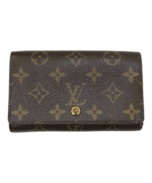 LOUIS VUITTON（ルイ ヴィトン）LOUIS VUITTON (ルイ ヴィトン) ポルトモネ・ビエ・トレゾール ブラウンの古着・服飾アイテム