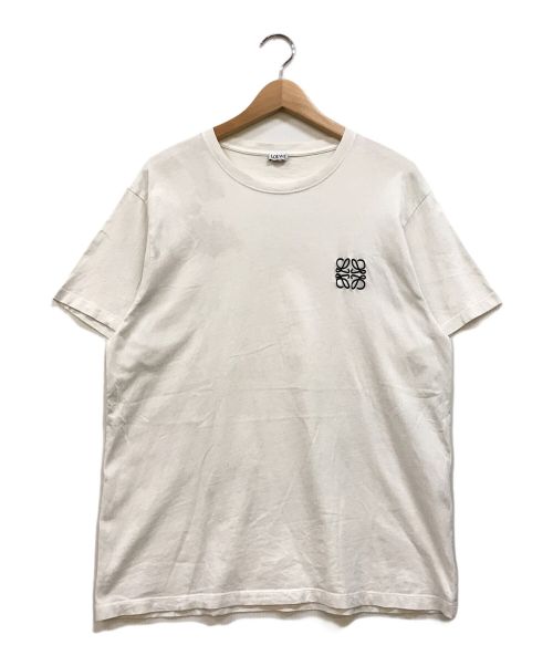 LOEWE（ロエベ）LOEWE (ロエベ) Anagram Cotton T-Shirt ホワイト サイズ:XLの古着・服飾アイテム