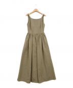 Ameriアメリ）の古着「MEDI PEARL STRAP DRESS」｜カーキ