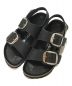 BIRKENSTOCK（ビルケンシュトック）の古着「MILANO BIG BUCKLE」｜ブラック