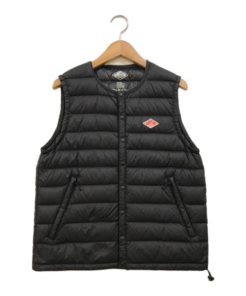 DANTON（ダントン）DANTON (ダントン) Crew Neck Inner Down Vest  ブラック サイズ:34の古着・服飾アイテム