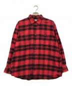 INDIVIDUALIZED SHIRTSインディビジュアライズドシャツ）の古着「チェックシャツ」｜レッド×ブラック