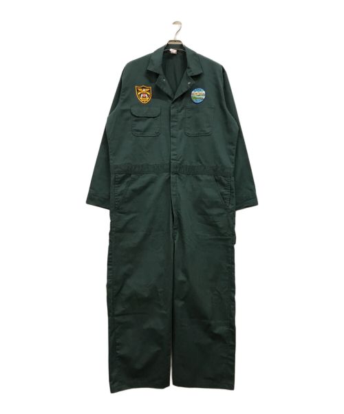 BIG BEN（ビックベン）BIG BEN (ビックベン) 70’S ジャンプスーツ グリーン サイズ:46 LONGの古着・服飾アイテム