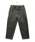 SSZ BEAMS surf&sk8ビームス サーフスケート）の古着「POP BLACK 8P DENIM PANTS」｜グレー