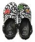 中古・古着 crocs (クロックス) HARING CLASSIC CLOG ホワイト×ブラック サイズ:28cm 未使用品：8000円