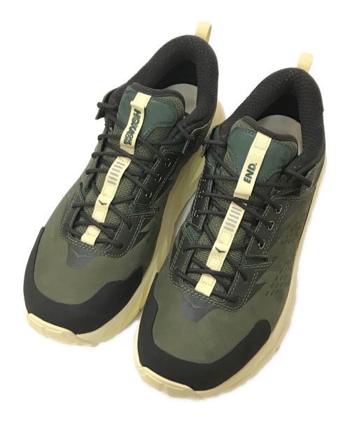 HOKAONEONE（ホカオネオネ）HOKAONEONE (ホカオネオネ) end. (エンド) Kaha Low Gore-Tex END. オリーブ サイズ:28cmの古着・服飾アイテム