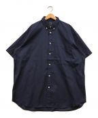 DAIWA PIER39ダイワ ピア39）の古着「TECH BUTTON DOWN SHIRTS S/S OX」｜ネイビー