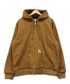 CarHarttカーハート）の古着「Washed Duck Insulated Active Jacket」｜ブラウン