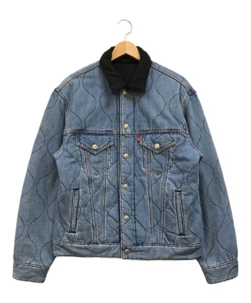 LEVI'S（リーバイス）LEVI'S (リーバイス) DISNEY (ディズニー) PADDED リバーシブルトラッカージャケット インディゴ サイズ:XSの古着・服飾アイテム