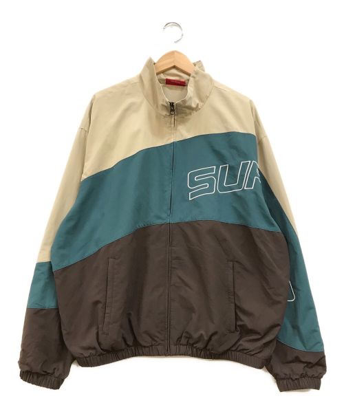 SUPREME（シュプリーム）SUPREME (シュプリーム) Curve Track Jacket ブラウン×ベージュ サイズ:Lの古着・服飾アイテム