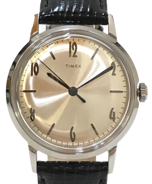 TIMEX（タイメックス）TIMEX (タイメックス) Marlin OG リストウォッチ ブラック×シルバーの古着・服飾アイテム