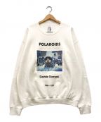 WACKO MARIAワコマリア）の古着「DAVIDE SORRENTI / CREW NECK SWEAT SHIRT フォトプリントクルーネックスウェット」｜ホワイト