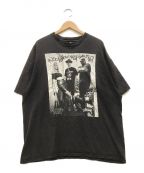 stussyステューシー）の古着「00sプリントTシャツ」｜ブラック