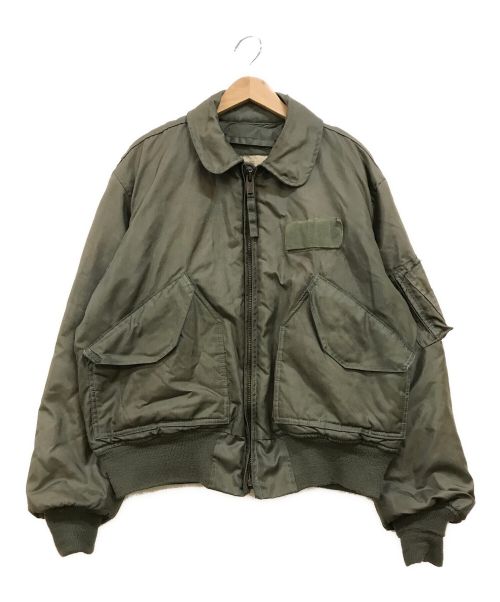 US AIR FORCE（US空軍）US AIR FORCE (US空軍) CWU 45/Pフライトジャケット グリーン サイズ:Lの古着・服飾アイテム