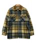 WOOLRICH（ウールリッチ）の古着「ウールチェックジャケット」｜イエロー×ネイビー