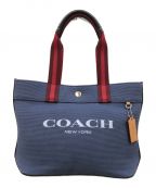 COACHCOACH）の古着「スモールトートバッグ」｜ブルー