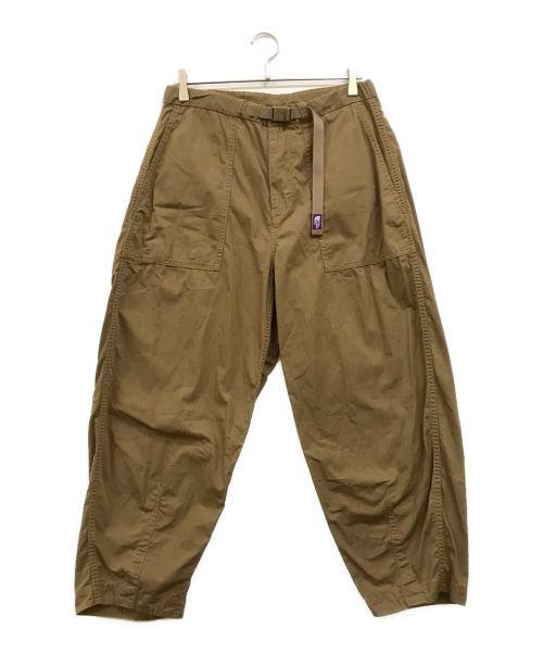 THE NORTHFACE PURPLELABEL（ザ・ノースフェイス パープルレーベル）THE NORTHFACE PURPLELABEL (ザ・ノースフェイス パープルレーベル) Ripstop Wide Cropped Pants ブラウン サイズ:32の古着・服飾アイテム