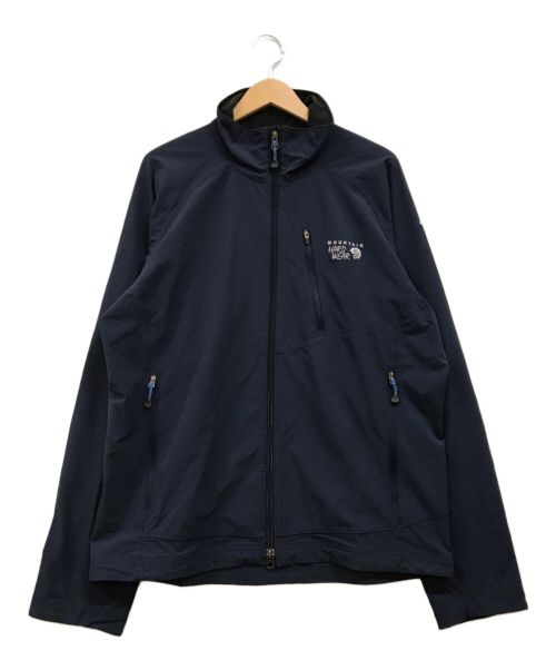 MOUNTAIN HARD WEAR（マウンテンハードウェア）MOUNTAIN HARD WEAR (マウンテンハードウェア) ソフトシェルジャケット ネイビー サイズ:Lの古着・服飾アイテム