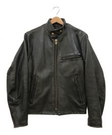 Schott（ショット）の古着「655 シングルライダースジャケット」｜ブラック