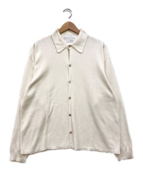 kaiko（カイコー）kaiko (カイコー) KAIKO BOX KNIT SHIRT ホワイト サイズ:1の古着・服飾アイテム