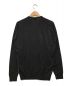 JOHN SMEDLEY (ジョンスメドレー) ボーダー切替Vネックニット グレー サイズ:S：7000円