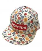 SUPREME×New Eraシュプリーム×ニューエラ）の古着「Liberty Floral Box Logo cap」｜ホワイト×マルチカラー