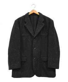 COMME des GARCONS HOMME PLUS（コムデギャルソンオムプリュス）の古着「3Bツイードジャケット」｜ブラック