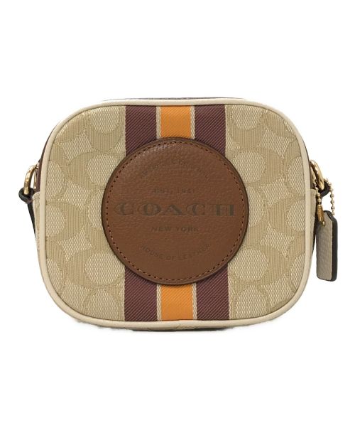 COACH（コーチ）COACH (コーチ) ミニ デンプシー カメラ バッグ ベージュの古着・服飾アイテム