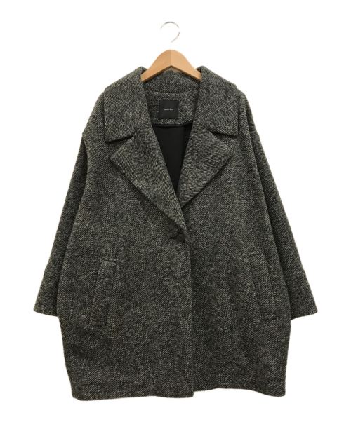 Spick and Span（スピックアンドスパン）Spick and Span (スピックアンドスパン) Wスライバーヘリンボーンミドルコート グレー サイズ:36の古着・服飾アイテム