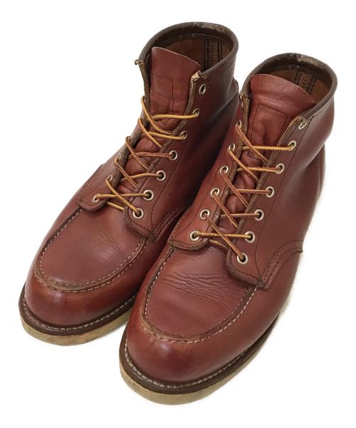 RED WING（レッドウィング）RED WING (レッドウィング) 6インチクラシックモックトゥブーツ ブラウン サイズ:27.5㎝の古着・服飾アイテム