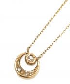 STAR JEWELRYスタージュエリー）の古着「DIAMOND FALL NECKLACE」｜ゴールド