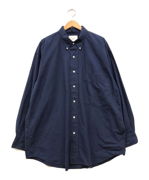 nuterm（ニュータム）nuterm (ニュータム) The Earl B.D. Shirt ブルー サイズ:Mの古着・服飾アイテム