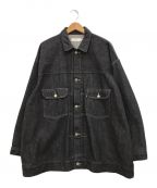 Graphpaperグラフペーパー）の古着「COLORFAST DENIM JACKET」｜インディゴ