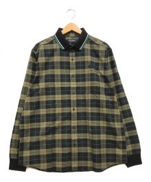 FRED PERRY（フレッドペリー）の古着「Knitted Collar Shirt」｜カーキ