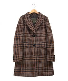 MACKINTOSH LONDON（マッキントッシュ ロンドン）の古着「中綿シングルコート」｜ブラウン×ブラック