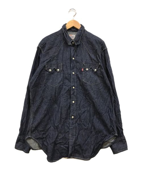 LEVI'S（リーバイス）LEVI'S (リーバイス) バレンシア復刻 デニムウエスタンシャツ インディゴ サイズ:48の古着・服飾アイテム