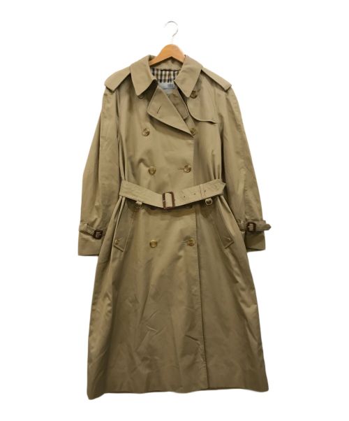 Aquascutum（アクアスキュータム）Aquascutum (アクアスキュータム) ロングトレンチコート ベージュ サイズ:下記参照の古着・服飾アイテム