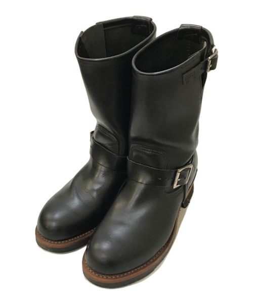 RED WING（レッドウィング）RED WING (レッドウィング) エンジニアブーツ ブラック サイズ:8 1/2D(26.5cmの古着・服飾アイテム