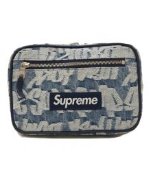 SUPREME（シュプリーム）の古着「Fat Tip Jacquard Denim Waist Bag」｜インディゴ