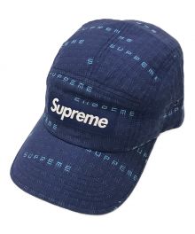 SUPREME（シュプリーム）の古着「Stitch Jacquard Camp Cap」｜ブルー