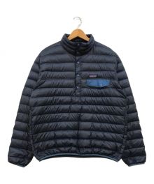 Patagonia（パタゴニア）の古着「Down-SnapT Pullover」｜ネイビー