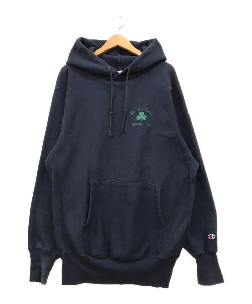 Champion（チャンピオン）Champion (チャンピオン) リバースウィーブプルオーバーパーカー ネイビー サイズ:XLの古着・服飾アイテム