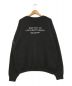 HELLRAZOR (ヘルレイザー) ADVICE MOHAIR CREW SWEATER ブラック サイズ:L：10000円